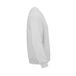 Unisex sweater kleur lichtgrijs tweede weergave