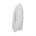 Unisex sweater kleur lichtgrijs derde weergave