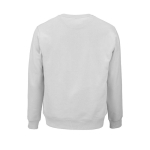Unisex sweater kleur lichtgrijs achter weergave