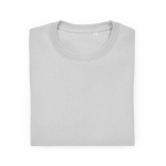 Unisex sweater kleur lichtgrijs tweede vooraanzicht