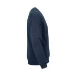 Unisex sweater kleur marineblauw tweede weergave
