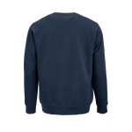 Unisex sweater kleur marineblauw achter weergave