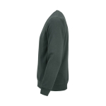 Unisex sweater kleur donkergroen derde weergave