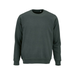 Unisex sweater kleur donkergroen vooraanzicht