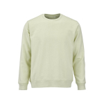 Unisex sweater kleur pastel groen vooraanzicht