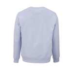 Unisex sweater kleur pastel blauw achter weergave