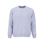 Unisex sweater kleur pastel blauw vooraanzicht