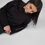 Katoenen dames sweater met ronde hals 300 g/m² Waikiki kleur zwart sfeerweegave