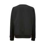 Katoenen dames sweater met ronde hals 300 g/m² Waikiki kleur zwart achter weergave