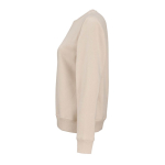 Katoenen dames sweater met ronde hals 300 g/m² Waikiki kleur beige derde weergave