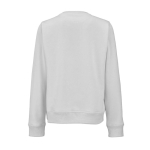 Katoenen dames sweater met ronde hals 300 g/m² Waikiki kleur lichtgrijs achter weergave