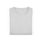 Katoenen dames sweater met ronde hals 300 g/m² Waikiki kleur lichtgrijs tweede vooraanzicht