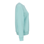 Katoenen dames sweater met ronde hals 300 g/m² Waikiki kleur lichtgroen tweede weergave