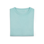 Katoenen dames sweater met ronde hals 300 g/m² Waikiki kleur lichtgroen tweede vooraanzicht