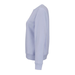 Katoenen dames sweater met ronde hals 300 g/m² Waikiki kleur pastel blauw derde weergave