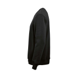Katoenen unisex sweater met ronde hals 340 g/m² Nazaré kleur zwart derde weergave