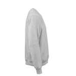 Katoenen unisex sweater met ronde hals 340 g/m² Nazaré kleur gemarmerd grijs tweede weergave