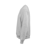Katoenen unisex sweater met ronde hals 340 g/m² Nazaré kleur gemarmerd grijs derde weergave