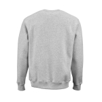 Katoenen unisex sweater met ronde hals 340 g/m² Nazaré kleur gemarmerd grijs achter weergave