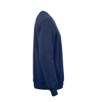 Katoenen unisex sweater met ronde hals 340 g/m² Nazaré kleur marineblauw tweede weergave