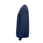 Katoenen unisex sweater met ronde hals 340 g/m² Nazaré kleur marineblauw derde weergave