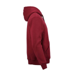 Unisex hoodie van biologisch katoen 340g/m² Tulum kleur bordeaux tweede weergave