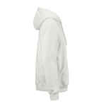 Unisex hoodie van biologisch katoen 340g/m² Tulum kleur wit tweede weergave