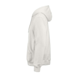 Unisex hoodie van biologisch katoen 340g/m² Tulum kleur wit derde weergave