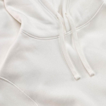 Unisex hoodie van biologisch katoen 340g/m² Tulum kleur wit gedetailleerde weergave