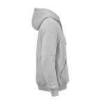Unisex hoodie van biologisch katoen 340g/m² Tulum kleur gemarmerd grijs tweede weergave
