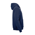 Unisex hoodie van biologisch katoen 340g/m² Tulum kleur marineblauw tweede weergave