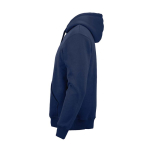 Unisex hoodie van biologisch katoen 340g/m² Tulum kleur marineblauw derde weergave