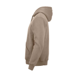 Unisex hoodie van biologisch katoen 340g/m² Tulum kleur lichtbruin derde weergave