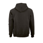 Unisex hoodie van biologisch katoen 340g/m² Tulum kleur lila achter weergave