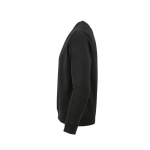 Unisex hoodie van biologisch katoen met French terry 300 g/m² Capri kleur zwart derde weergave