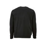 Unisex hoodie van biologisch katoen met French terry 300 g/m² Capri kleur zwart achter weergave