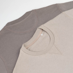Unisex hoodie van biologisch katoen met French terry 300 g/m² Capri kleur grijs gedetailleerde weergave