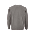 Unisex hoodie van biologisch katoen met French terry 300 g/m² Capri kleur grijs achter weergave