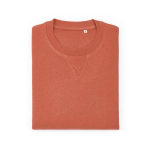 Unisex hoodie van biologisch katoen met French terry 300 g/m² Capri kleur oranje tweede vooraanzicht
