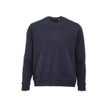 Unisex hoodie van biologisch katoen met French terry 300 g/m² Capri kleur marineblauw vooraanzicht