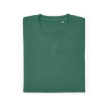 Unisex hoodie van biologisch katoen met French terry 300 g/m² Capri kleur donkergroen tweede vooraanzicht