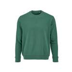 Unisex hoodie van biologisch katoen met French terry 300 g/m² Capri kleur donkergroen vooraanzicht