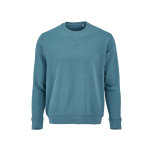 Unisex hoodie van biologisch katoen met French terry 300 g/m² Capri kleur petrol blauw vooraanzicht