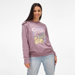 Unisex hoodie van biologisch katoen met French terry 300 g/m² Capri kleur lila derde sfeerweergave