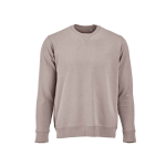 Unisex hoodie van biologisch katoen met French terry 300 g/m² Capri kleur taupe grijs vooraanzicht