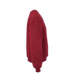 Unisex oversized sweatshirt van katoen 340 g/m² Whitehaven kleur bordeaux tweede weergave