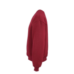 Unisex oversized sweatshirt van katoen 340 g/m² Whitehaven kleur bordeaux derde weergave