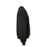 Unisex oversized sweatshirt van katoen 340 g/m² Whitehaven kleur zwart tweede weergave