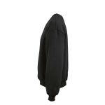 Unisex oversized sweatshirt van katoen 340 g/m² Whitehaven kleur zwart derde weergave