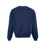 Unisex oversized sweatshirt van katoen 340 g/m² Whitehaven kleur marineblauw achter weergave